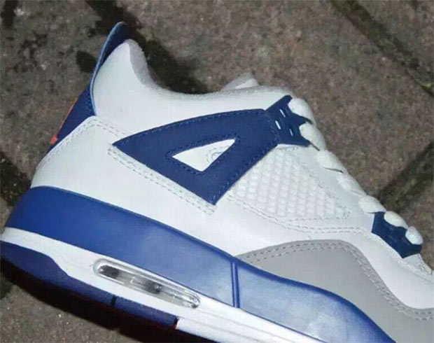 Air Jordan 4 Gs Knicks White 7