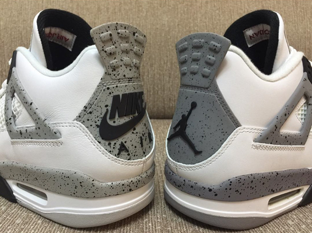 Nike Air Vs. Jumpman: A Quick Comparison Of Two Air Jordan 4 “White/Cement” Retros