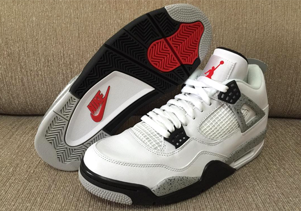 Air Jordan 4 White Cement Nike Air 2016 Retro 3