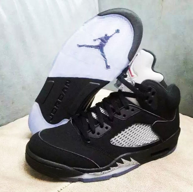 Air Jordan 5 Black Metallic Nike Air 2016