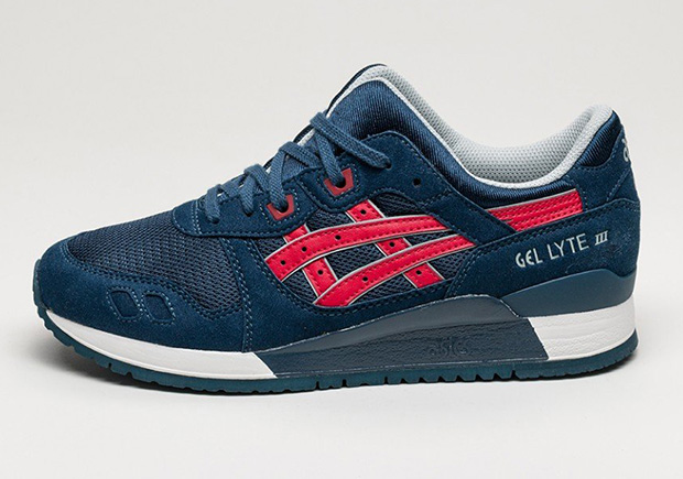 Asics Gel Lyte Iii Indian Ink Tango Red 1