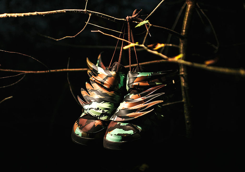 Jeremy Scott Adidas Wings 3 Forest Camo 1