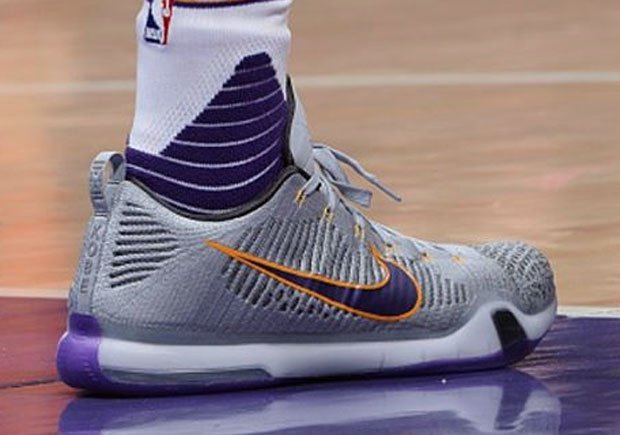 Kobe Bryant Debuts A New Nike Kobe 10 Elite PE On Night Of His Announcement