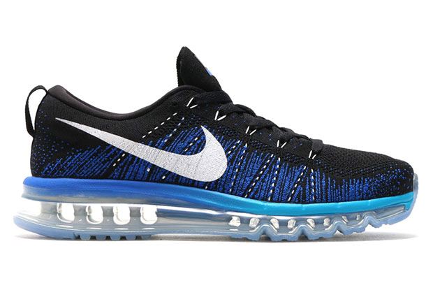 Nike Flyknit Air Max Mens Black Game Royal Blue Lagoon 22