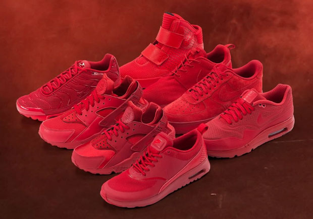 There's No Shortage Of All-Red Nike Sneakers For Christmas