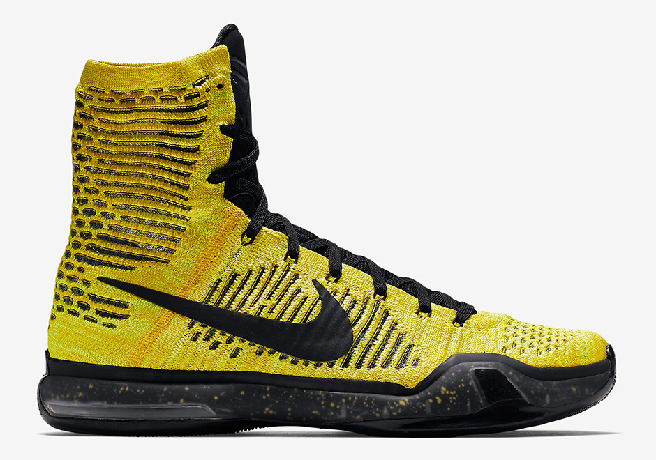 Nike Kobe 10 Elite Opening Night Yellow Black 3