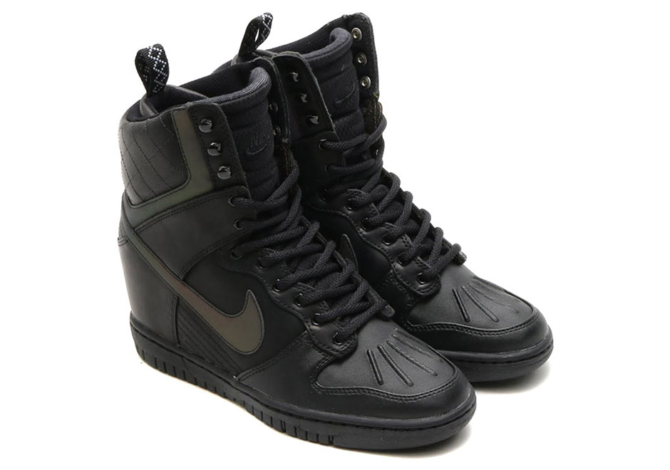 Nike Wmns Dunk Sky Hi 2 Sneakerboot Reflective Black