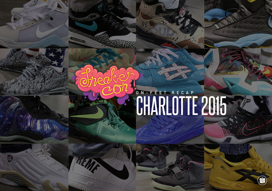 Sneaker Con Charlotte On Feet November 2015