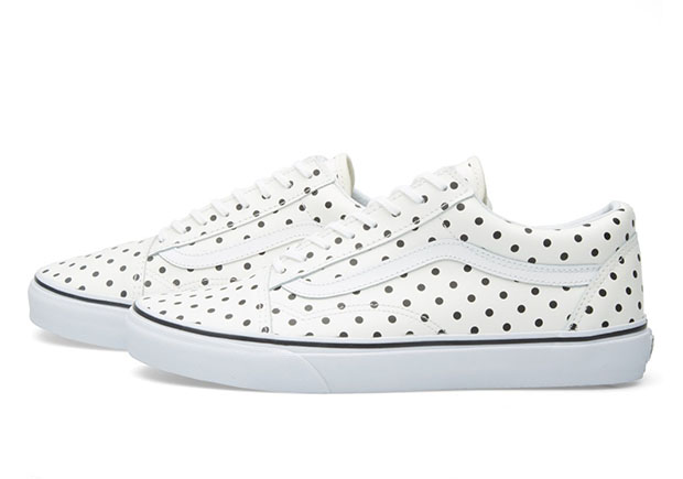 Vans Old Skool Polka Dot White 2