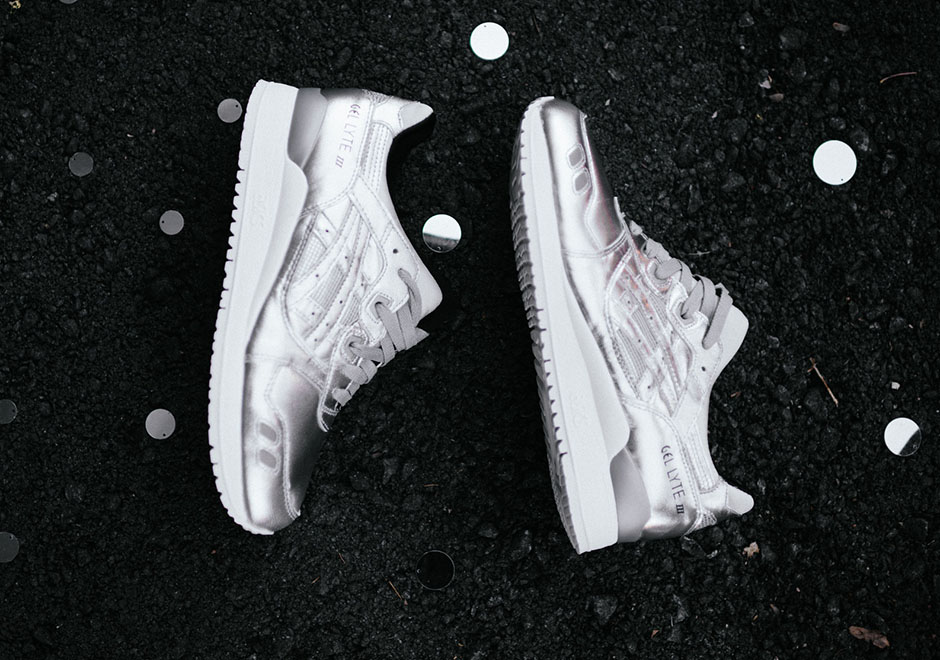 Asics Gel Lyte Iii Metallic Silver 2