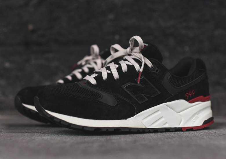 New Balance 999 Elite Edition In Black And Red