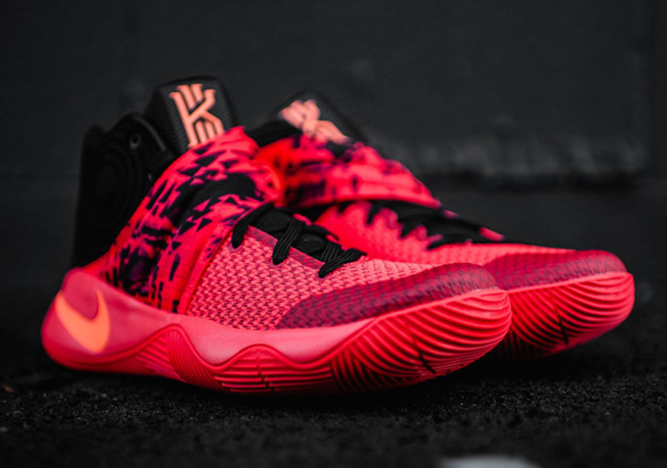 Nike Kyrie 2 Bright Crimson Atomic Orange Black 02