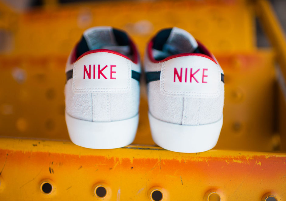 Nike Sb Blazer Low Gt Summit White Obsidian Red 5