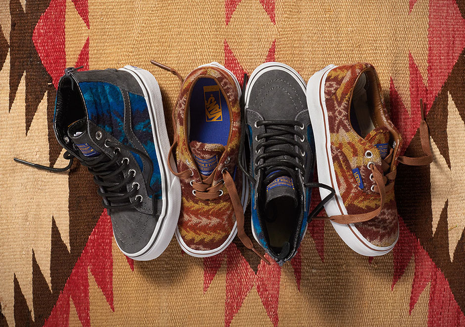 Vans X Pendleton Adult Collection Winter 2015 Youth