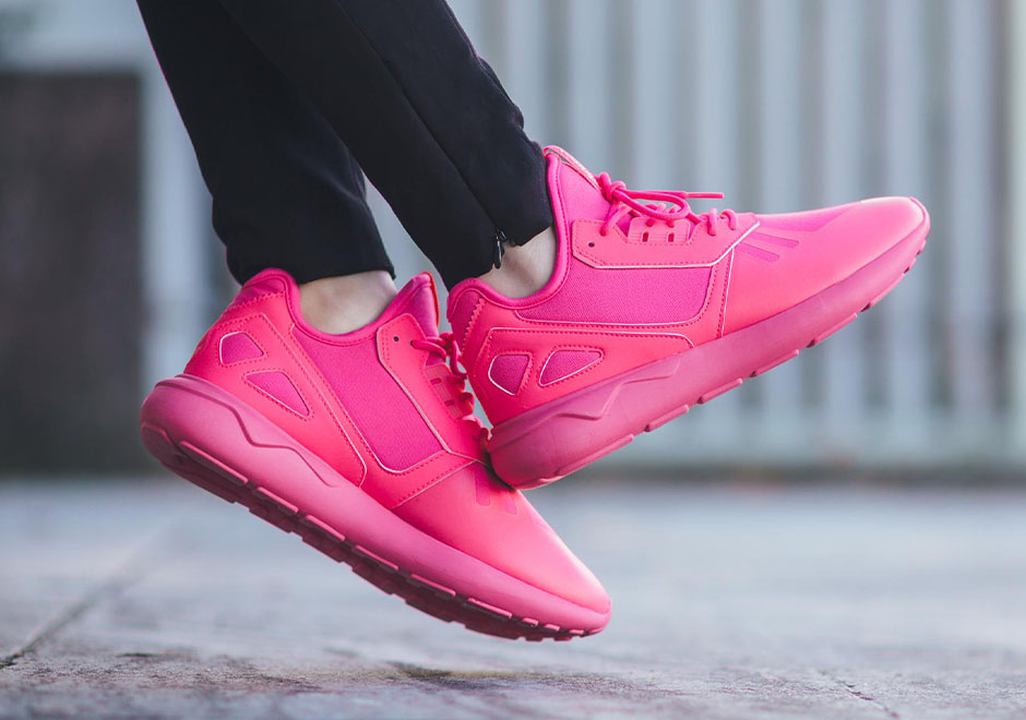 Adidas Tubular Hot Pink Womens 3