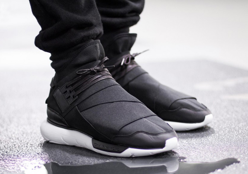 Adidas Y3 Qasa High Black White 02