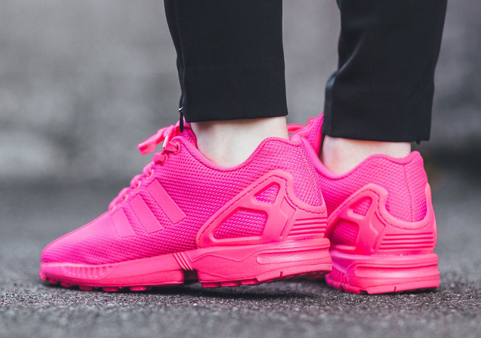 Adidas Zx Flux Hot Pink Womens 1