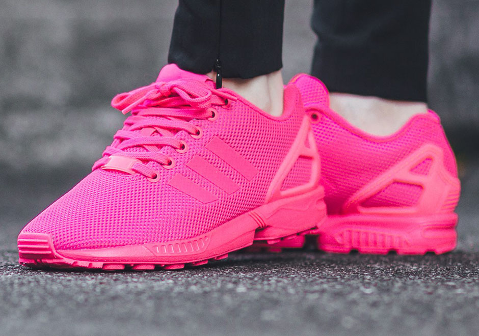 Adidas Zx Flux Hot Pink Womens 3