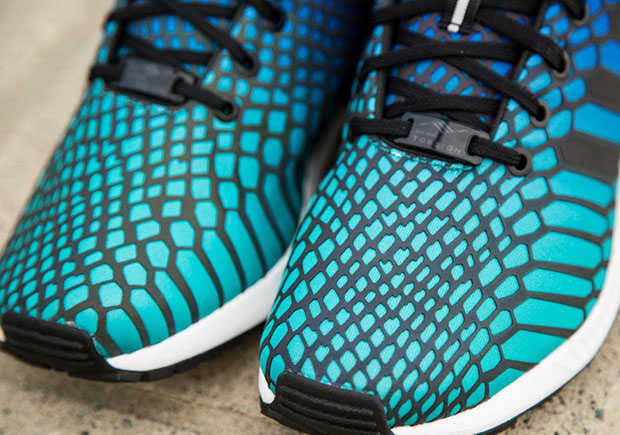 Adidas Zx Flux Xeno Green Blue 2