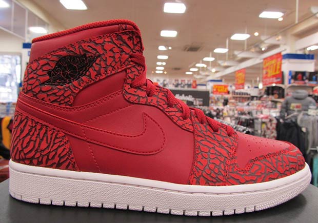 Air Jordan 1 High Red Elephant Print Un Supreme 02