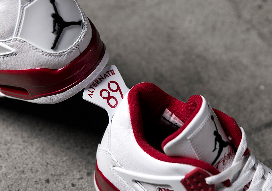 Air Jordan 4 Alternate White Red 13