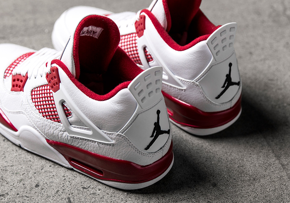 Air Jordan 4 Alternate White Red 4