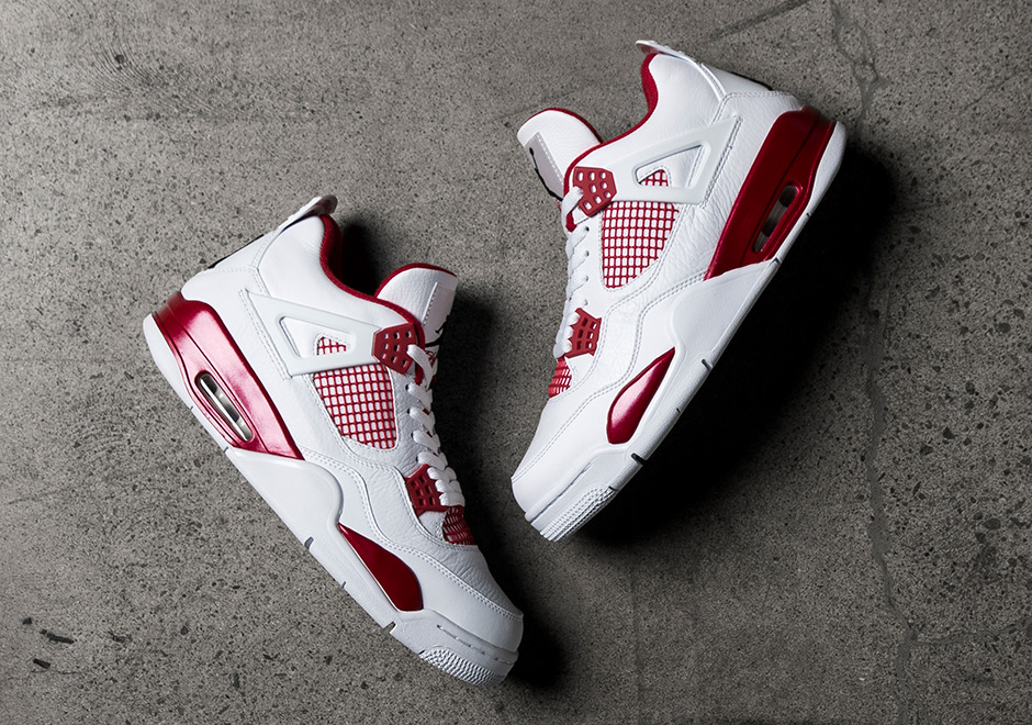 Air Jordan 4 Alternate White Red 6