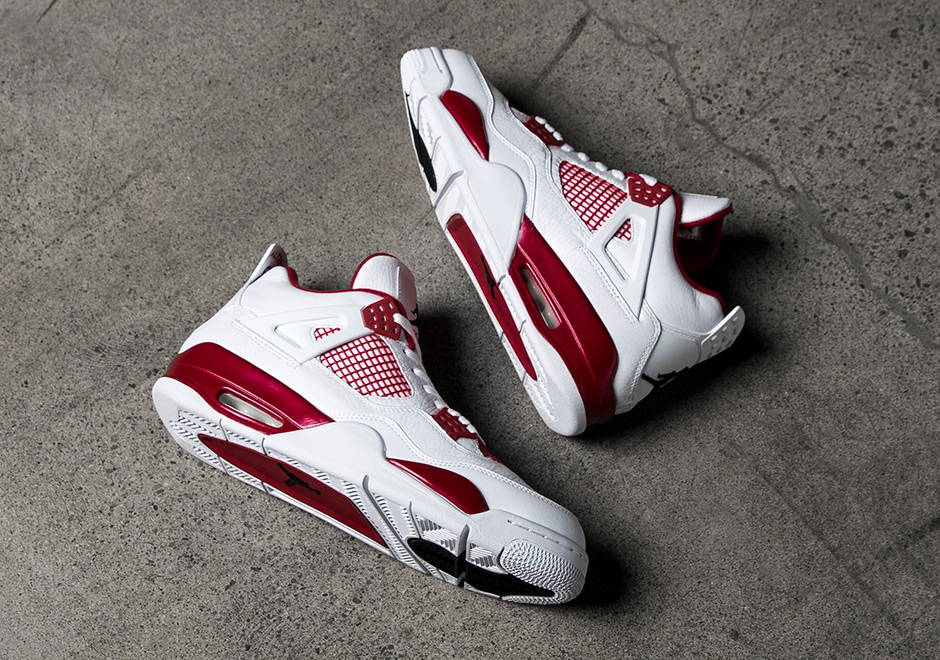 Air Jordan 4 Alternate White Red 7