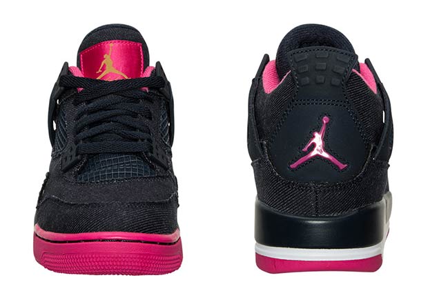 Air Jordan 4 Gs Denim Pink Release Date 04