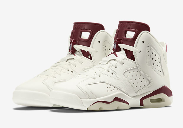 Remember, The Air Jordan 6 "Maroon" Releases In Kids Sizes Too