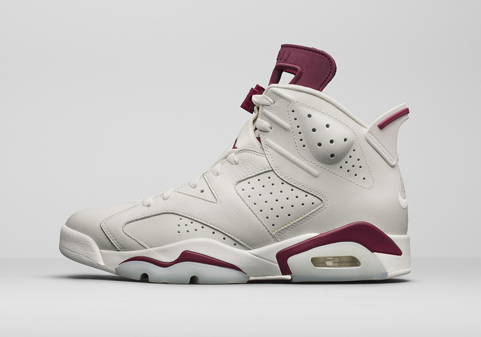 Air Jordan 6 Maroon Official