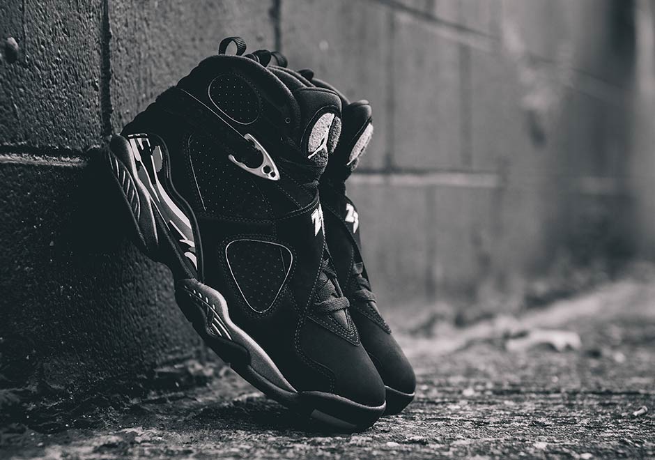 The Air Jordan 8 "Chrome" Is Jordan Brand's Answer To The Yeezy 750 Boost "Blackout"