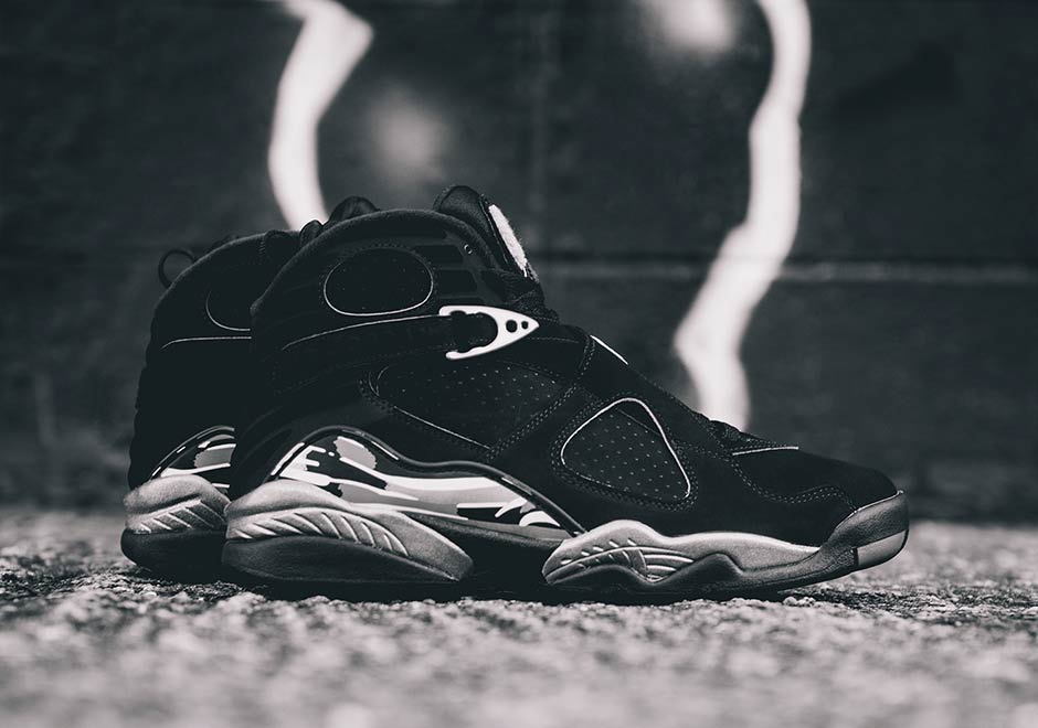 Air Jordan 8 Black Chrome Retro Coming Soon 02