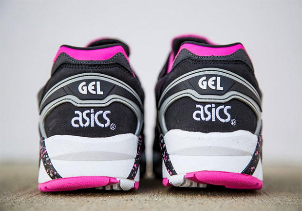 Asics Gel Kayano Black Pink Grey Splatter 1