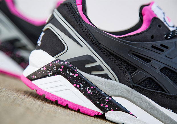 Asics Gel Kayano Black Pink Grey Splatter 3