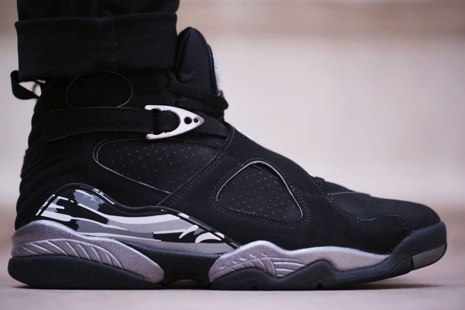 Black Chrome Jordan 8 3