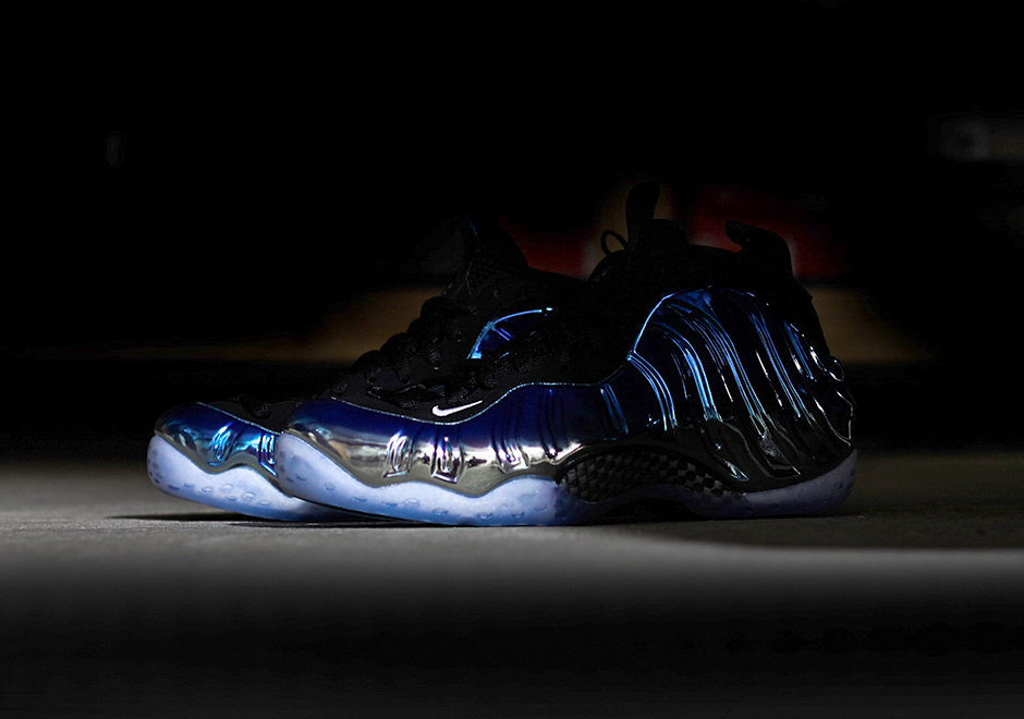 The Nike Air Foamposite One "Blue Mirror" Releases Tomorrow