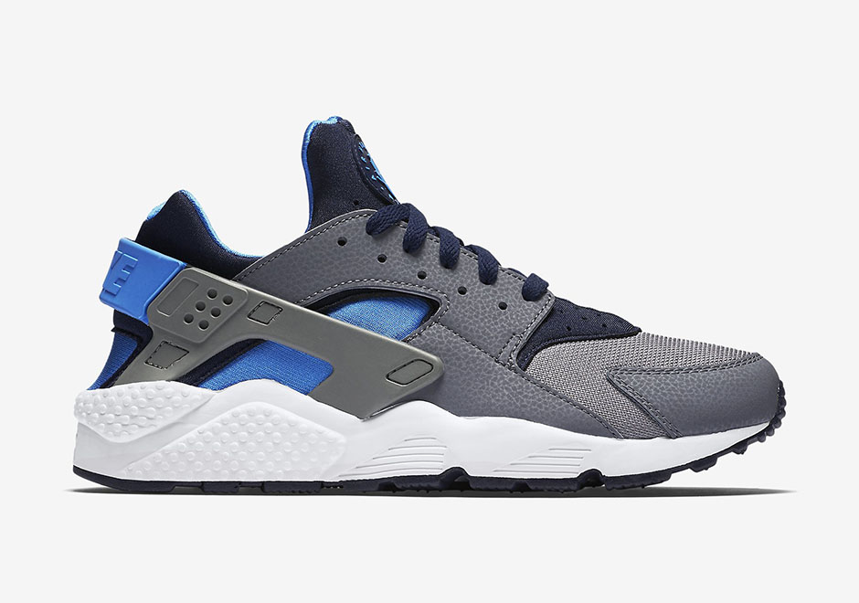 Nike Air Huarache Cool Grey Photo Blue Midnight Navy 1