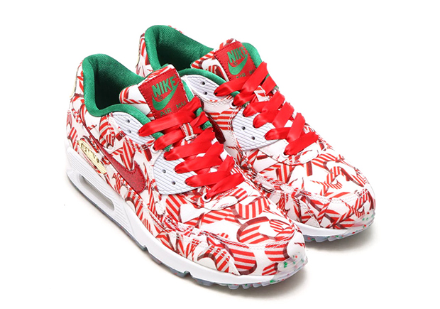 Nike Air Max 90 Misplaced Checks Christmas Wmns 02