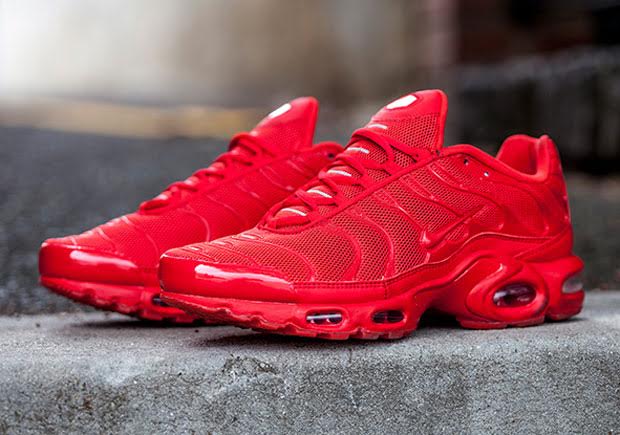 The Nike Air Max Plus In Blazing Hot Red