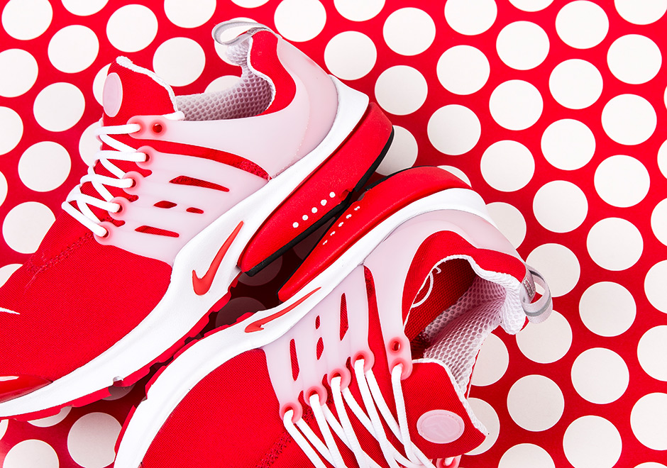 Nike Air Presto Red White 3