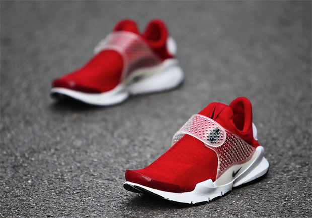 Nike Sock Dart University Red 2016 06