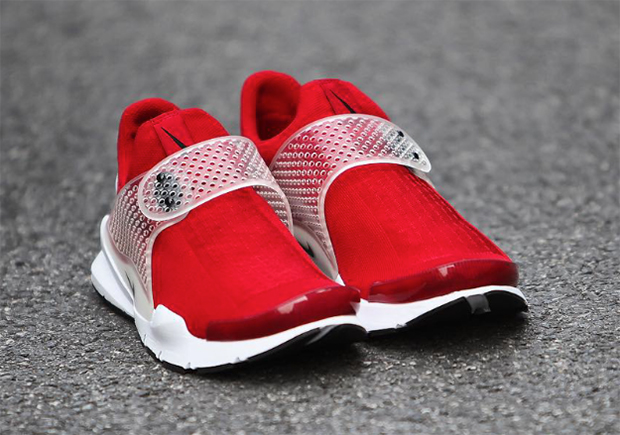 Nike Sock Dart University Red 2016 07