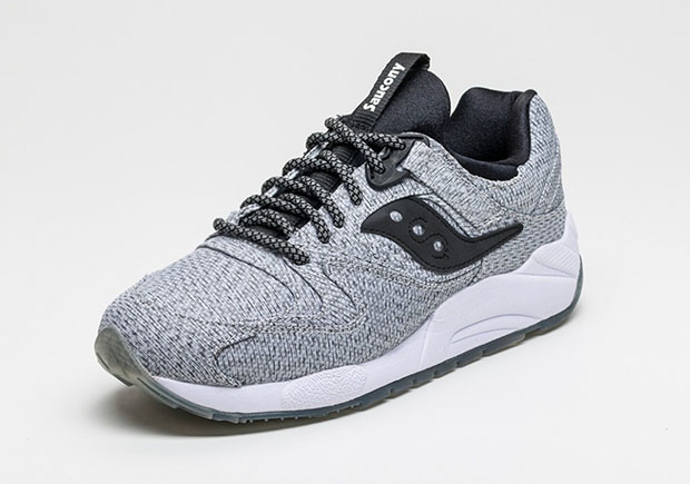 Saucony Grid 9000 Dirty Snow White Black 4