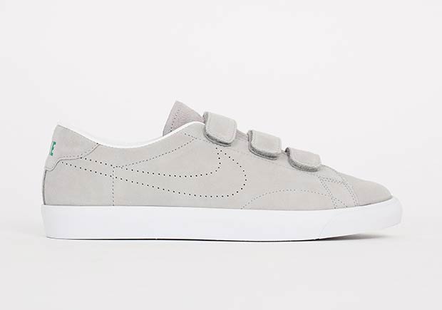 Velcro Returns To Nike Tennis Classic Grey Green 02