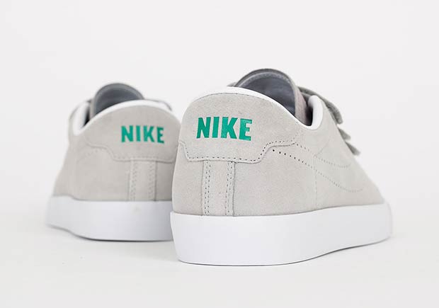 Velcro Returns To Nike Tennis Classic Grey Green 03
