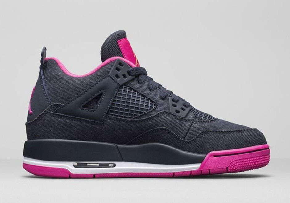 Air Jordan 4 Retro Dark Obsidian Vivid Pink Hd 02