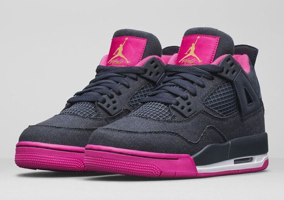 Air Jordan 4 Retro Dark Obsidian Vivid Pink Hd 06