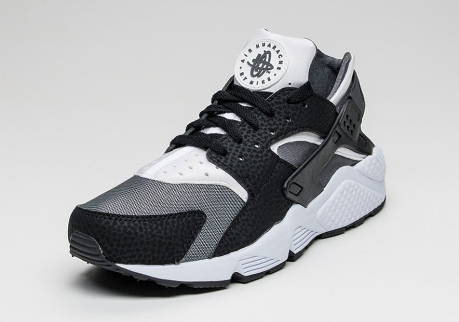 Nike Air Huarache Black White Dark Grey 318429 012 02