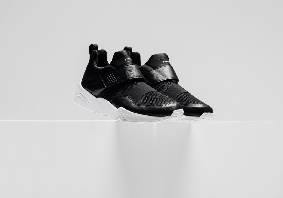 Stampd Puma Strapped Blaze Of Glory Black 05